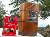 Making Homemade Ice Cream in the Mountains