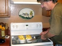 Ralph makes lemon souffle for New Years desert