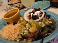 Vegetable Relleno at World Famous Matt's Best Mexican Food Austin, TX