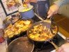 Sal mixes onions and olives for Bacalla