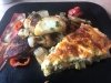 Post run quiche and potatoes