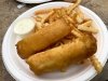 Halibut Fish and Chips at The Bus, Hyder Alaska