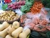 Fresh vegetables at Portland farmers market