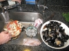 Cleaning Fresh Shellfish for Cioppino