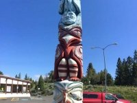 HWY 97 Origin Totem Pole, Weed CA