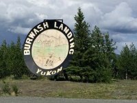 Burwash Landing, YT Largest Gold Pan