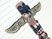 First Nation Totem Carving, Skagway Alaska