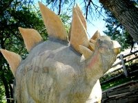 Thermopolis, WY Hot Springs Stegasaurus Dinosaur Statue