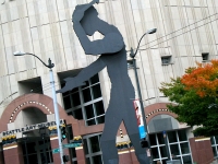Seattle Museum of Art Street Sculpture Man