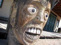 Wooden Indian Carvings Tombstone Arizona