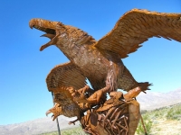 Galleta Meadows Eagle Sculpture Borrego Springs