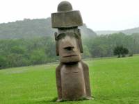 Easter Island in Hunt Texas at Stonehenge II
