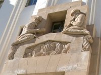 Bisbee Arizona Courthouse Relief Sculpture