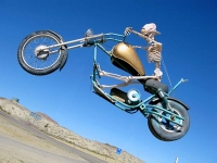 Terlingua Texas Junk Art Dead Biker Sculpture