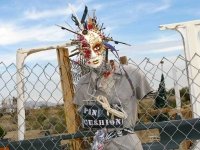 Slab City Pin Cushion Found Art