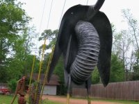 Rainbow's End Garden Art Shovel Vulture