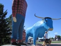Paul Bunyan and Babe in Bemidji, WI