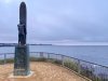 surfer statue