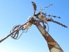 Terlingua Texas Ghost Town Junk Art Bug Sculpture