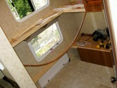 RV Bunkbed to Workshop Remodel
