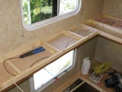 RV Bunkbed to Workshop Remodel