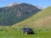 Old Blue Jeep Working at Vickers Upper Ranch