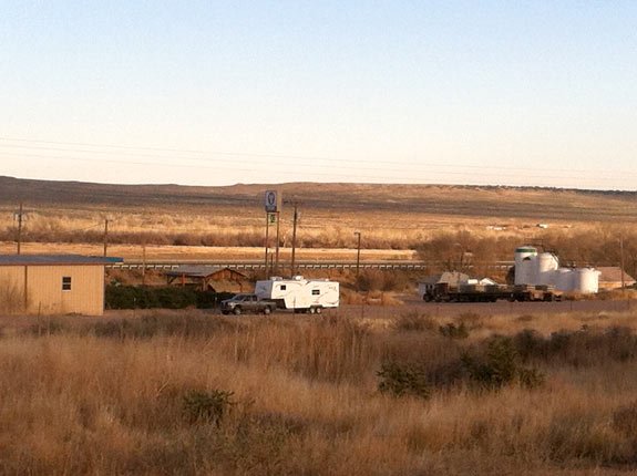 abandoned truck stop camping