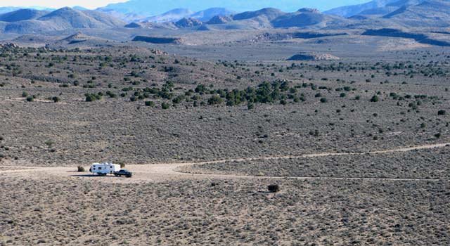 Basin and Range RV boondocking