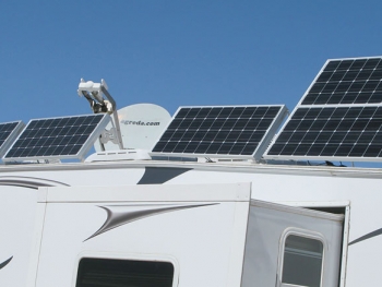 RV Solar Power Satellite Internet