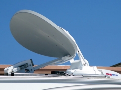 RV Datasat 840 Satellite Internet Dish Calibration