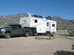 Free RV Boondocking on The Pads, Death Valley, CA