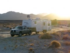Wild Tub RV Boondocking Tecopah, CA