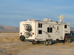 Wild Tub RV Boondocking Tecopah, CA