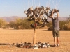 Hanging Shoes at the Slab City Soul Tree