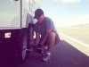 Changing Fifth Wheel Trailer Tire Blowout