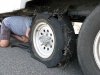 Changing Fifth Wheel Trailer Tire Blowout