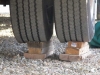 Wood Tire Blocks Bad for RV Tires