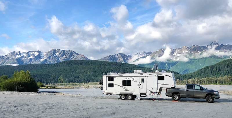 motorhome vs. rv boondocking in colorado