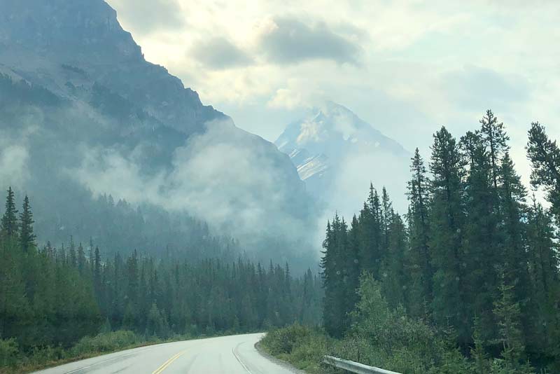 British Columbia, fires, smoky, Alaska Highway