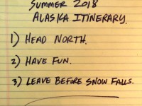 2018 Alaska Itinerary