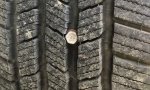 New tire punctured. Free repair at Les Schwab.