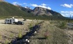 Free Boondocking along Petersen Creek in BC, Canada