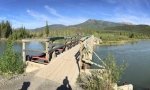 Toad River ATV Bridge at Petersen Creek, BC Canada