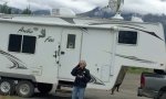 RVDataSat Satellite Internet phone call to CoachNet at Good Hope Lake