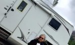 RVDataSat Satellite Internet phone call to CoachNet at Good Hope Lake
