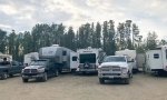 Close Camping at Tags RV park in Watson Lake, YT