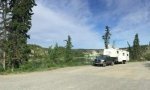 Free boondocking at  Yukon River Dam, near Whitehorse