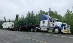 Alcan Trailer Tow Near Destruction Bay, YT
