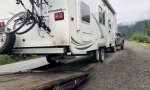 Alcan Trailer Tow Near Destruction Bay, YT