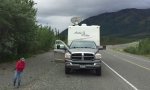 Alcan Trailer Tow Near Destruction Bay, YT